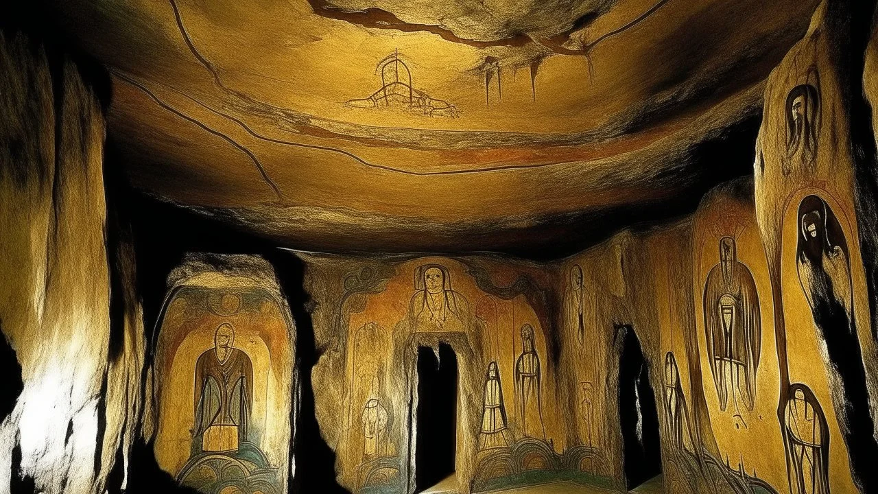 The Temple of the Mystery of the Cave, Symbolic Painting