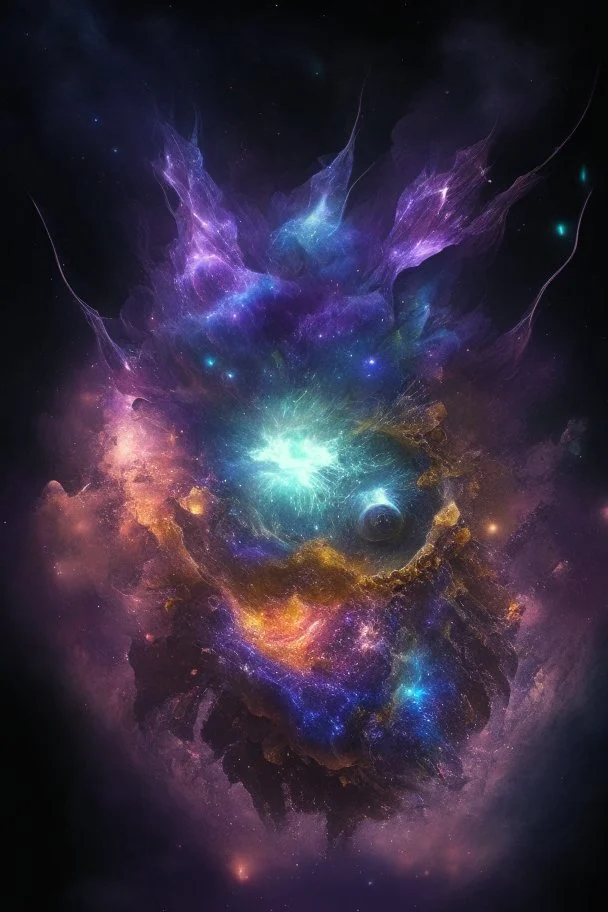 non-euclidian hyperdimensional galactic nebulae monster lifeform