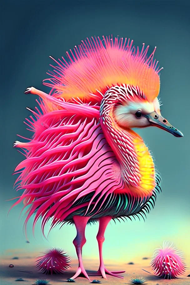 Flamingo hedgehog