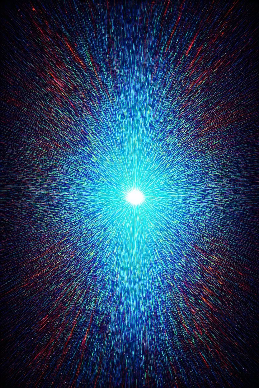 cosmic frequency; surreal optical art
