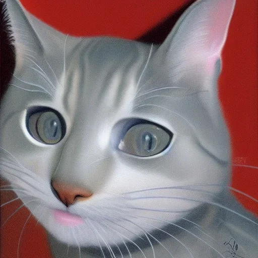 Portrait of a cat by Ralph Mcquarrie