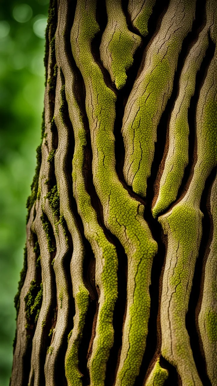 suggestive rough texture of an elm tree trunk flowing vertical