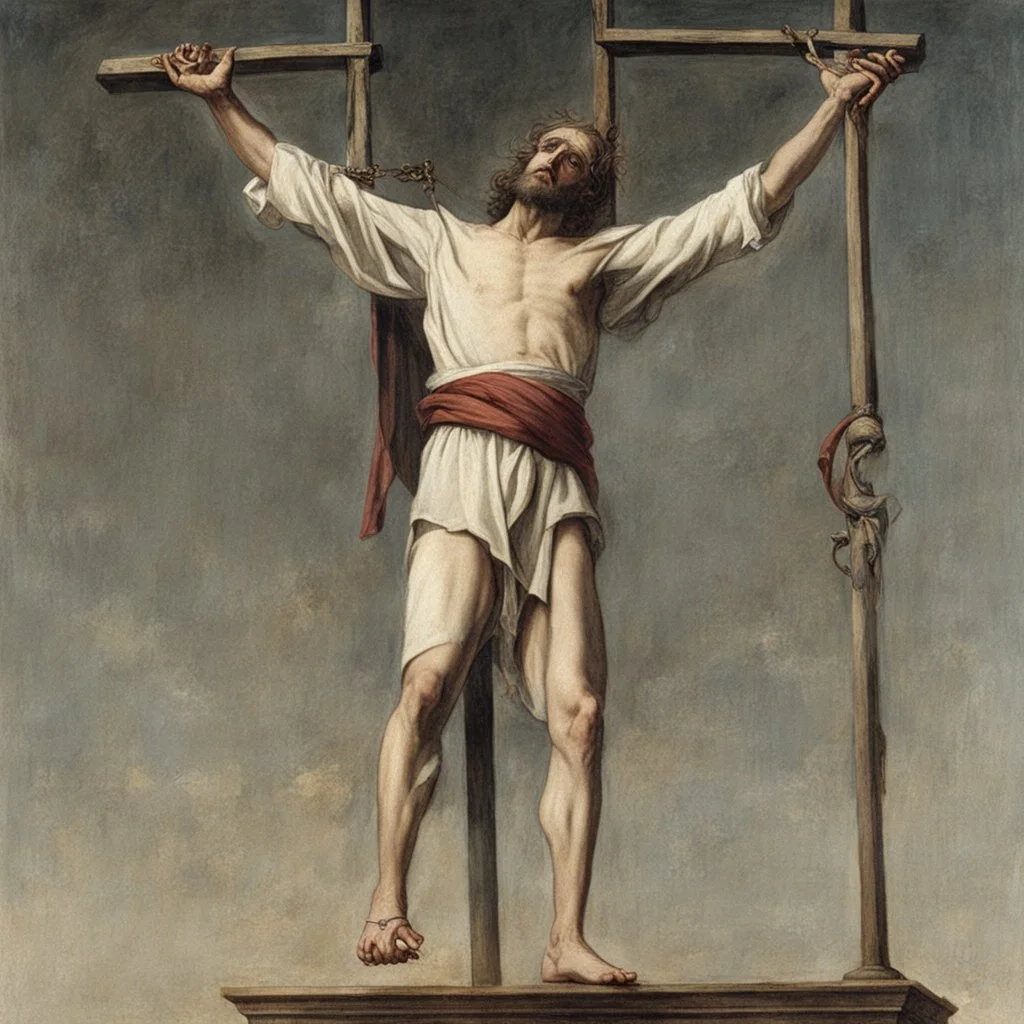 The crucifixion of Pope John Clawed the Ninety Twelfth