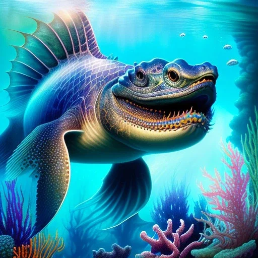 ultra detailed fullbody portrait of SEA MONSTER hipocampus underwater, extremely detailed digital painting, intrincate, extremely detailed face,crystal clear Big eyes, in the style of Kaare Andrews, mystical colors , perfectly centered image, perfect composition, rim light, beautiful lighting, 8k, stunning scene, raytracing