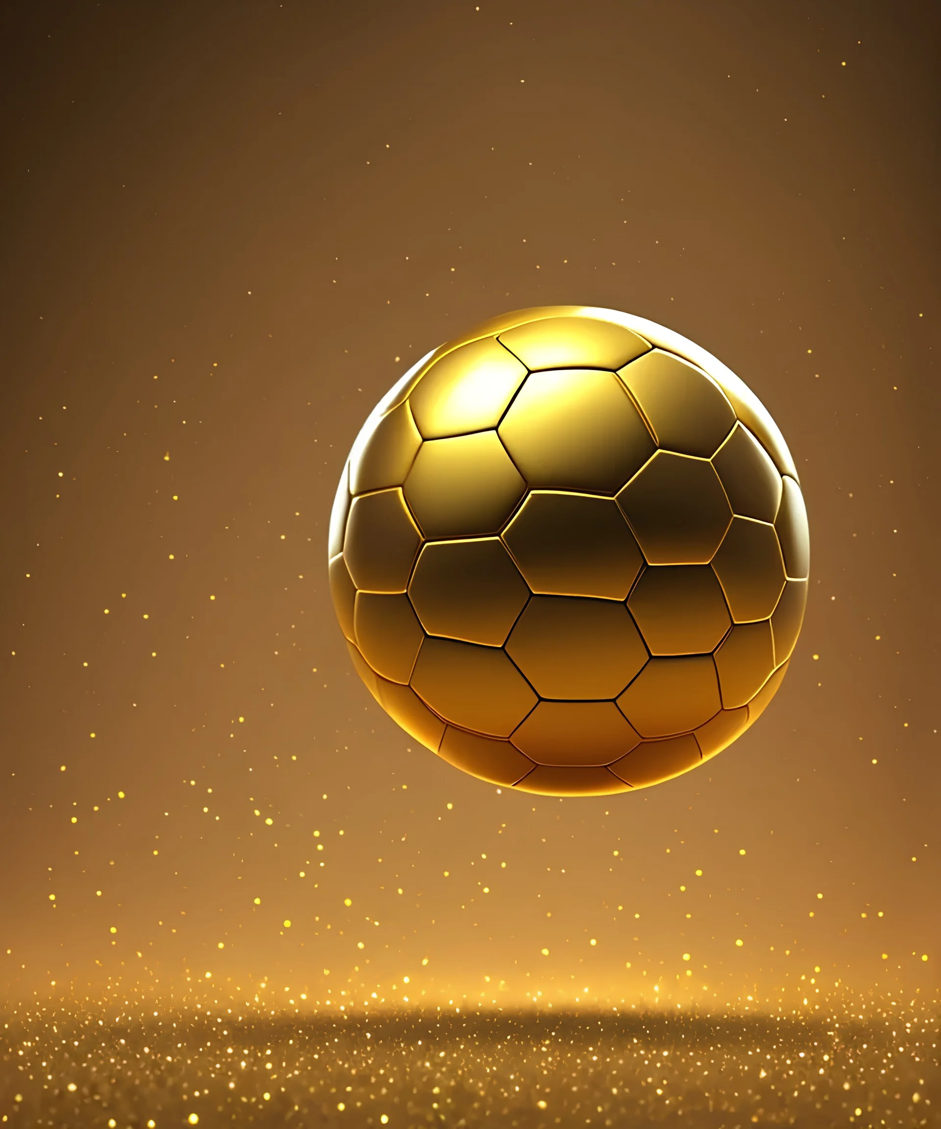 gold soccer ball