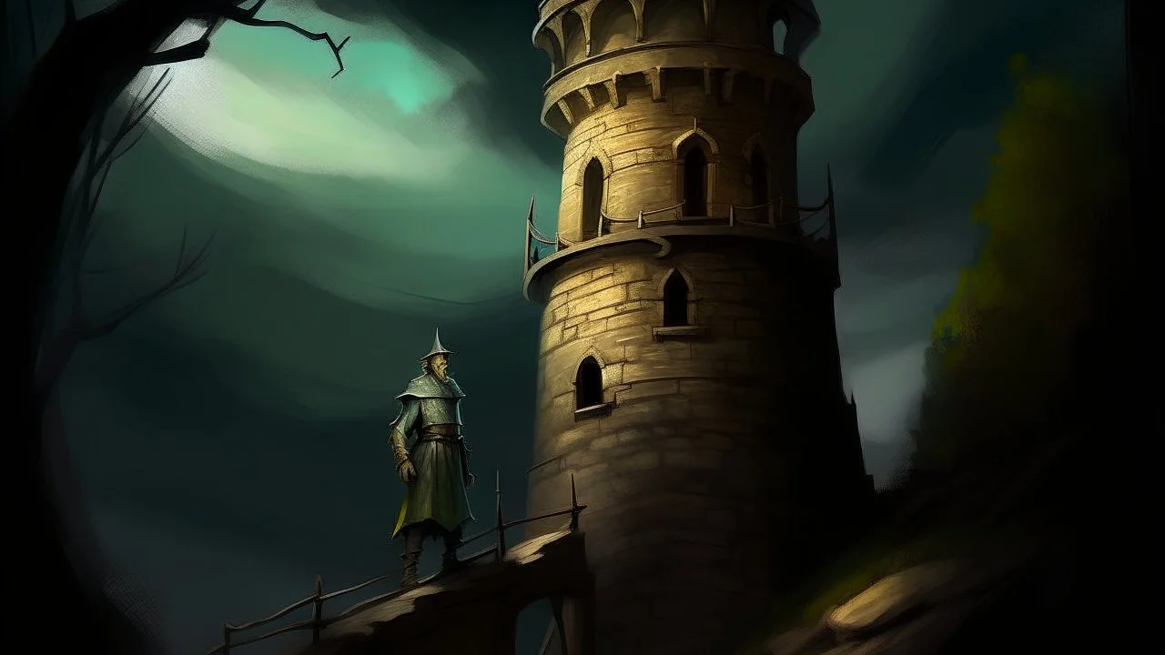 The sentinel in his tower, watchful eye, never sleeps, Save the mill and life from the danger of getting sick.