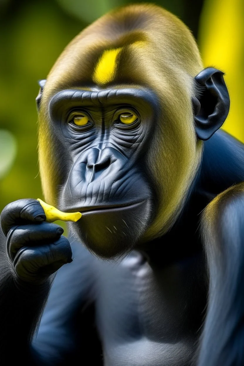 gorilla tag monkey with banana in hand