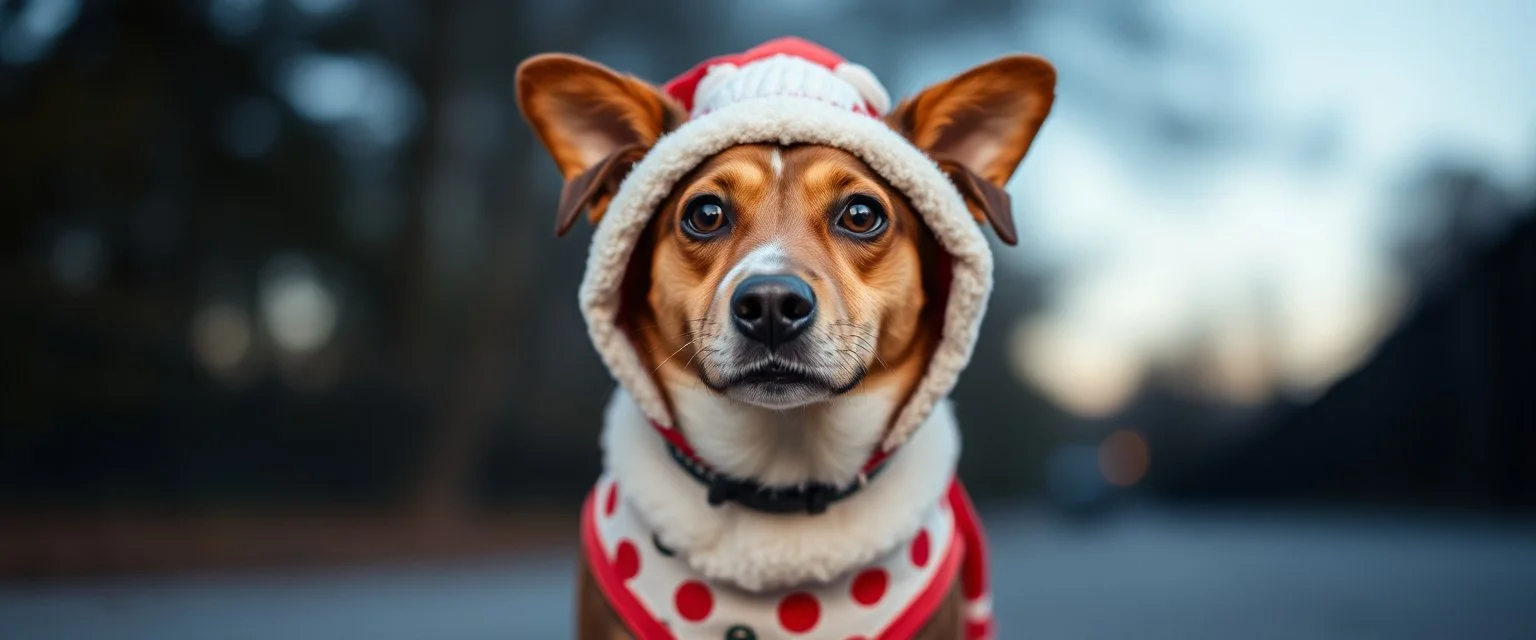 dog in dog custume