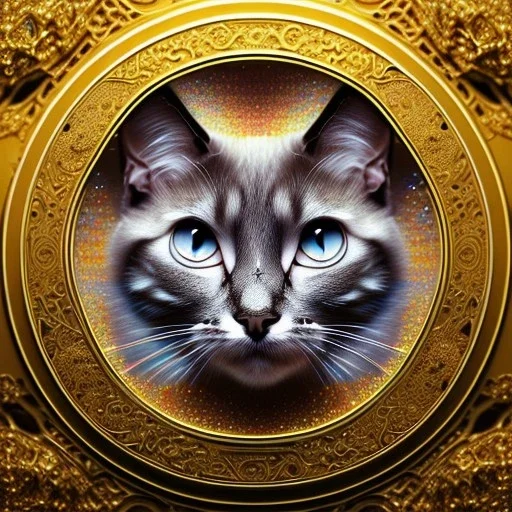 3d cute cats, beautiful rich, detailed yin and yang symbol, shiny, intricate, gorgeous, ultrafine detail, hyperrealism, trending , sharp focus, intricate details, highly detailed, glowing, glitter, complementary colours