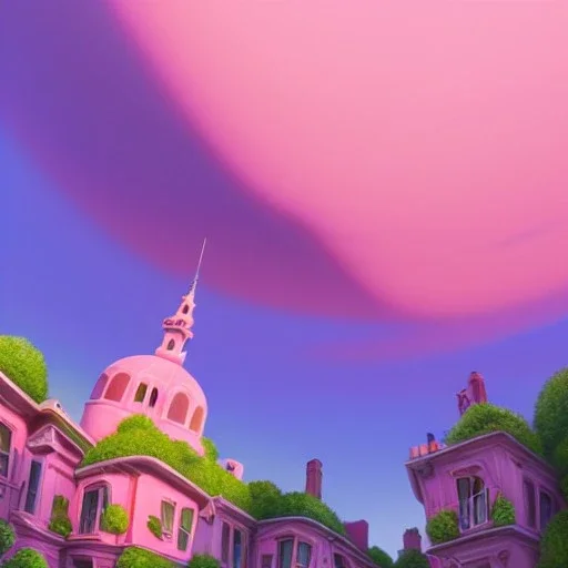 pixar style, realistic painting of marmelade, volumetric pink sky environment and background, volumetric lighting, dramatic lighting, detailed digital painting, extreme dense and fine, anime, ornate, colour-washed colors, elegant, small minutiae, tiny features, particulars, centered, smooth, sharp focus, renderman gofur render, 8k, uhd, detailed eyes, realistic shaded volumetric lighting, caustics, backlight