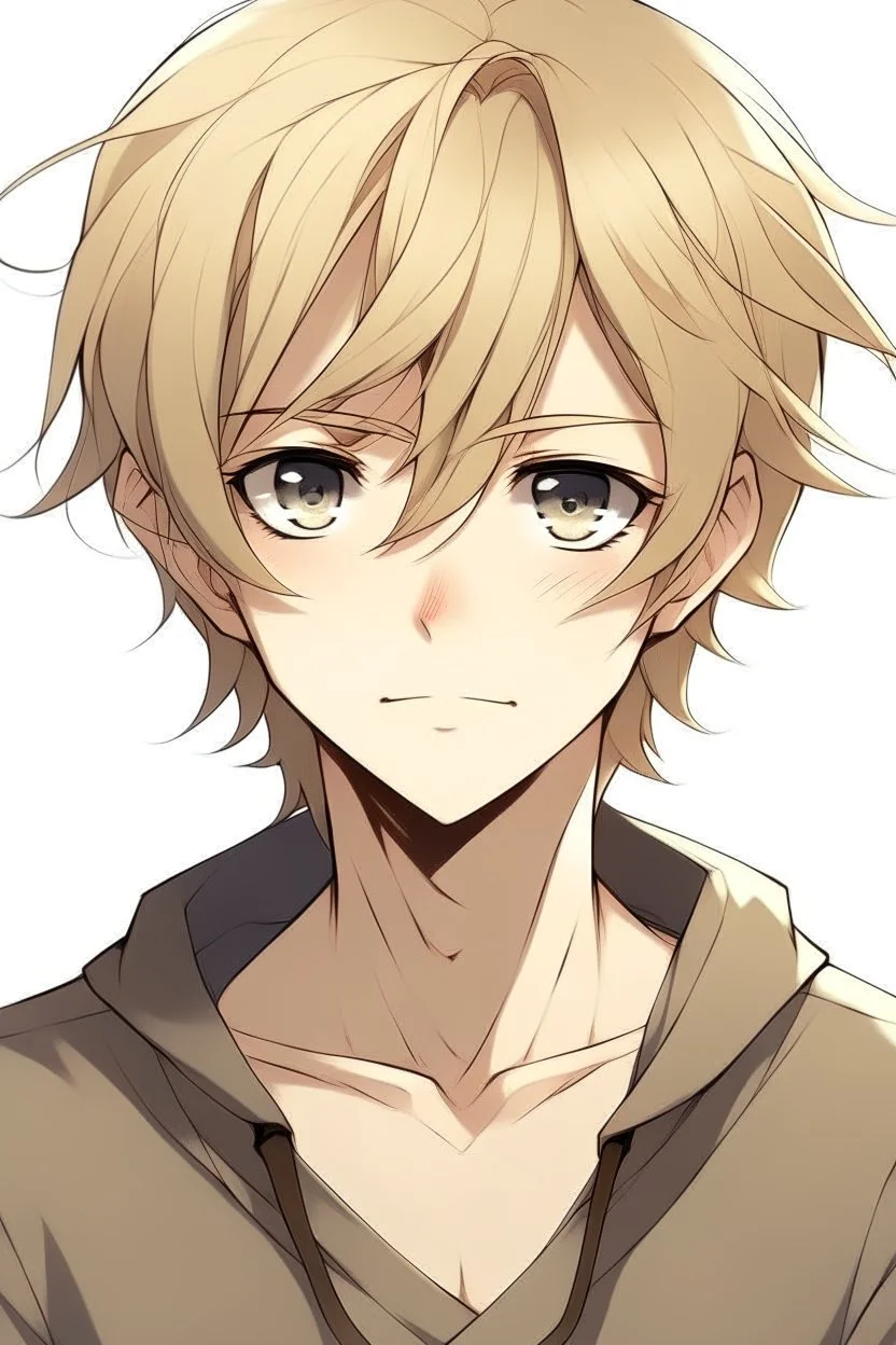 Dirty Blonde Anime Teen Boy