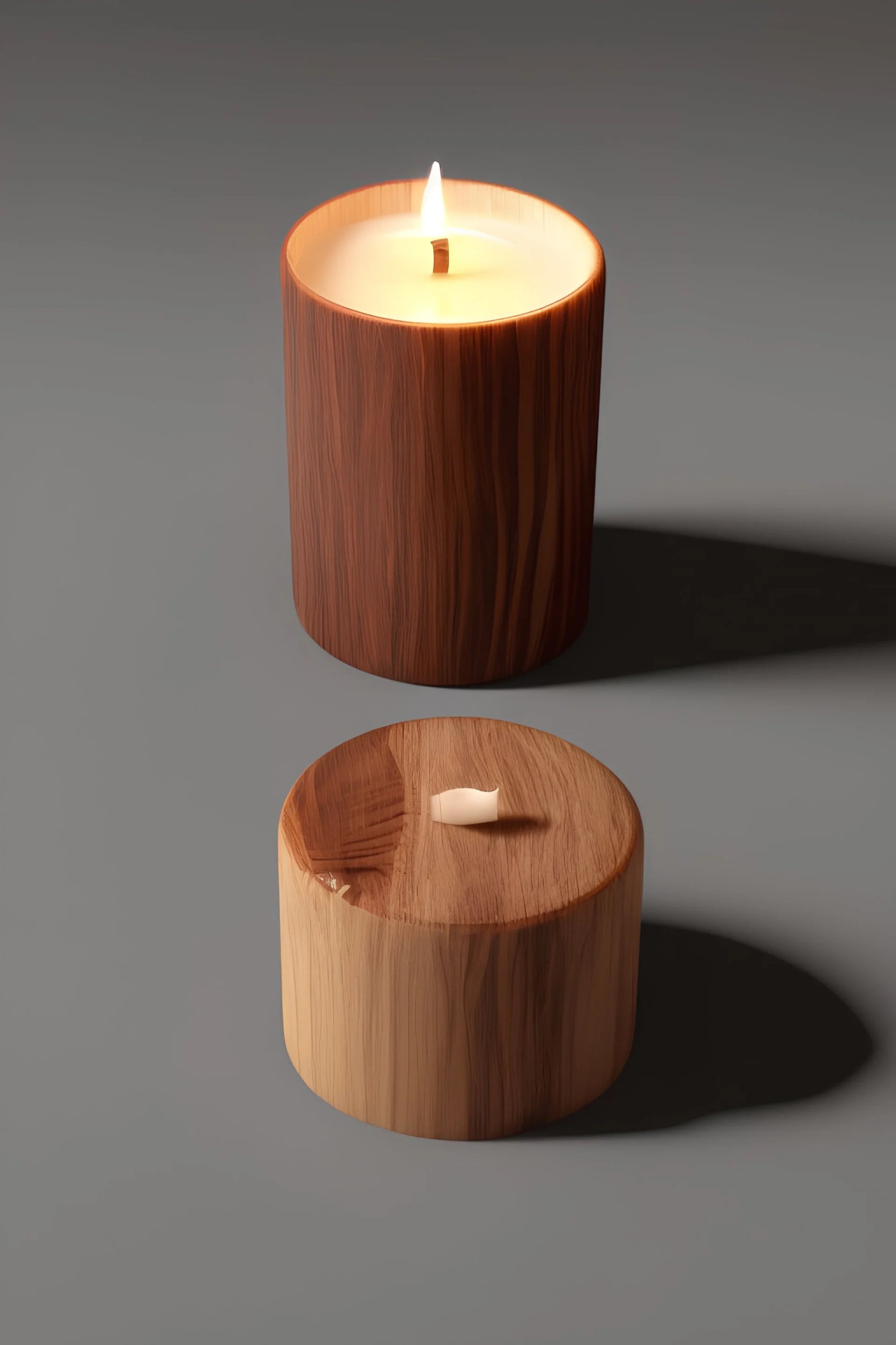 wood wick candle