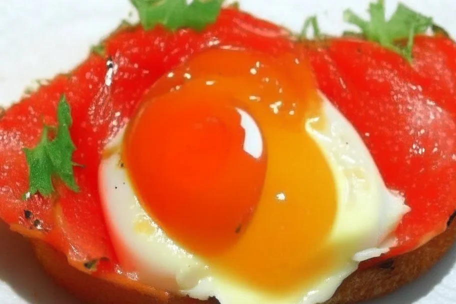 Just put an egg in a tomato and you will be amazed