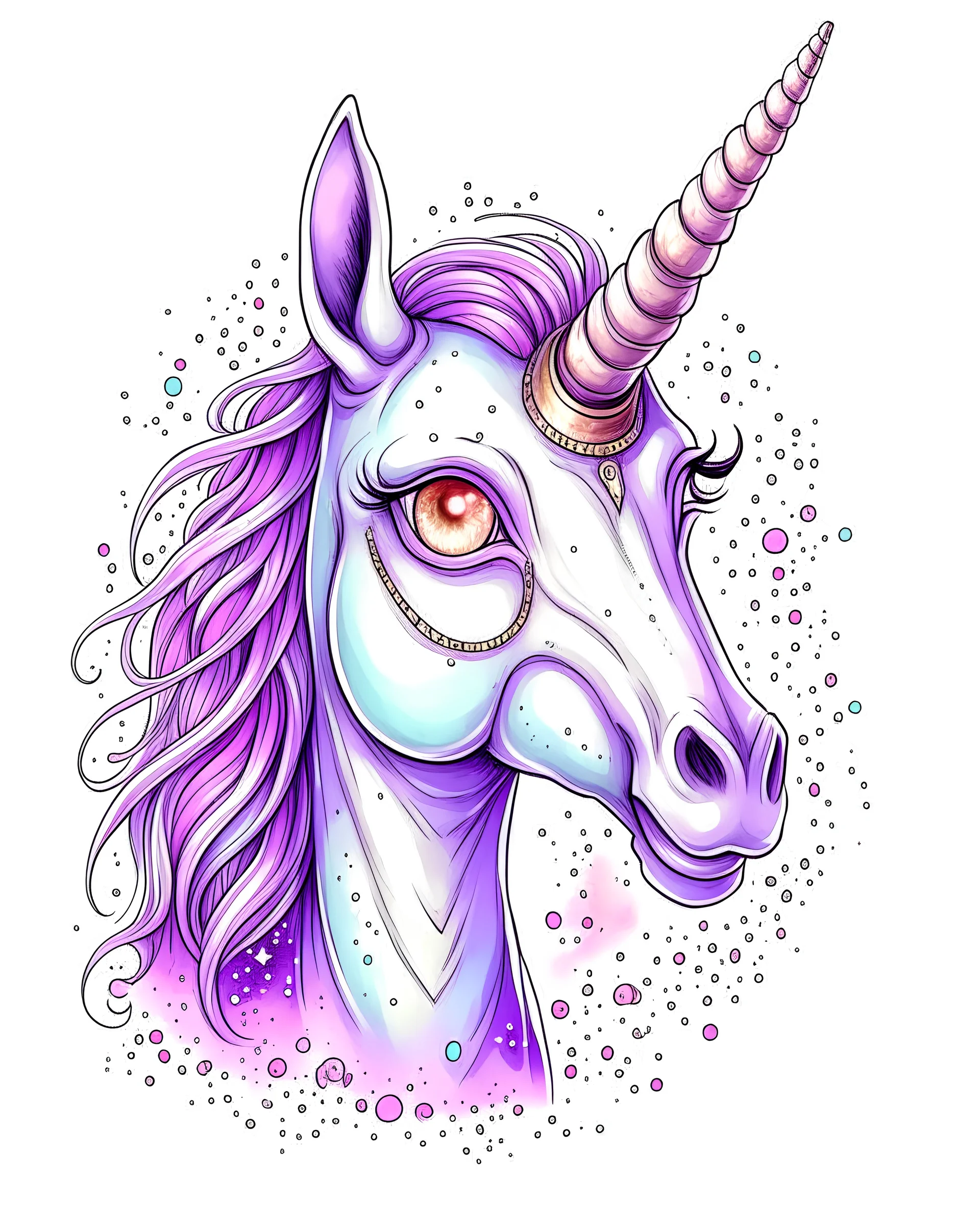 UNICORN FULL BODY OPEN EYE