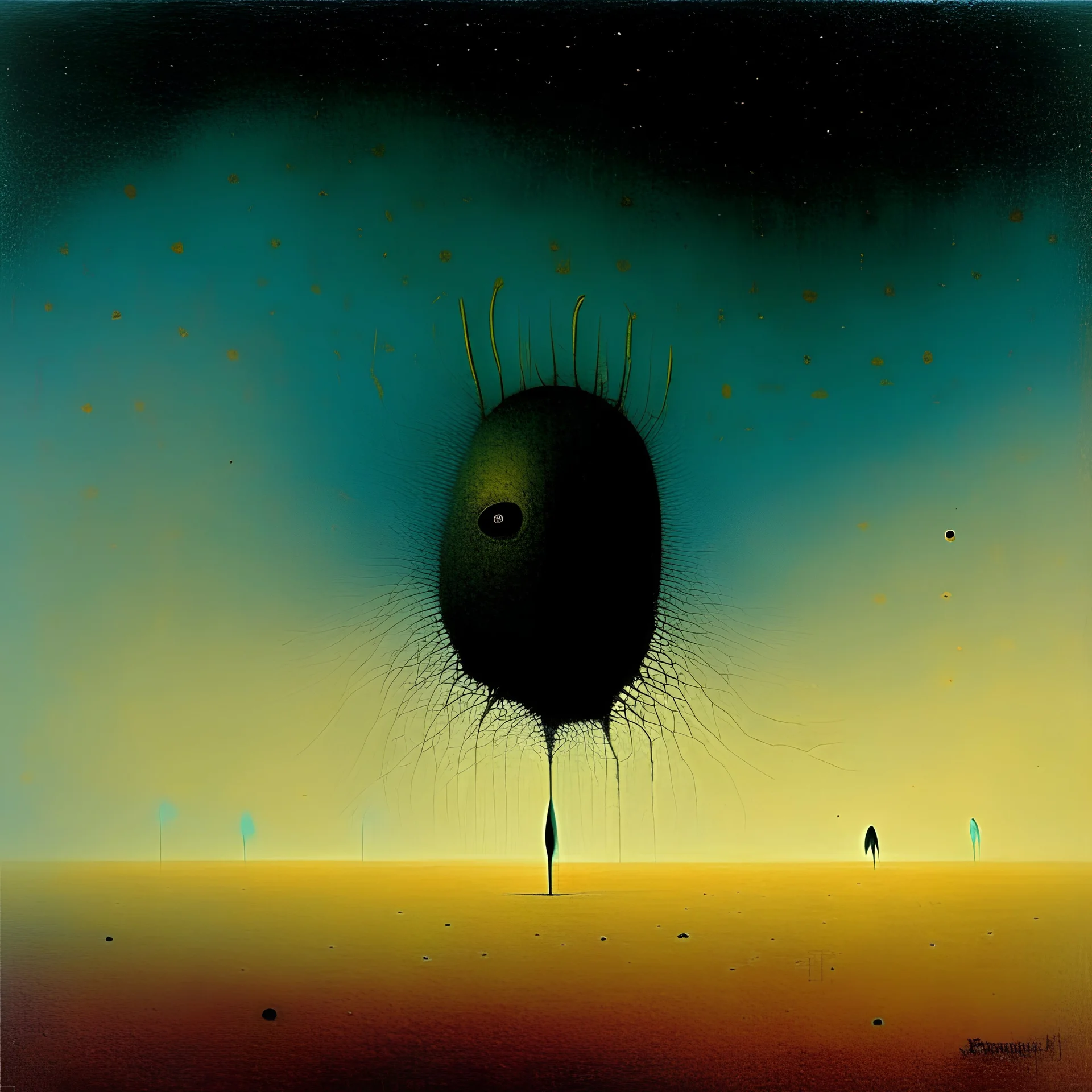 Surreal horror style by Pawel Kuczynski and Zdzislaw Beksinski and Yves Tanguy, surreal abstract art, fear of being alone, abstract anthropomorphic paradox night fever, weirdcore, depth of field, unsettling, asymmetric abstractions, surreal masterpiece, juxtaposition of the uncanny and the banal, sharp focus, creepy, never before seen art of beyond,