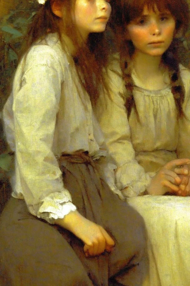 Arthur Hacker girls soviet art