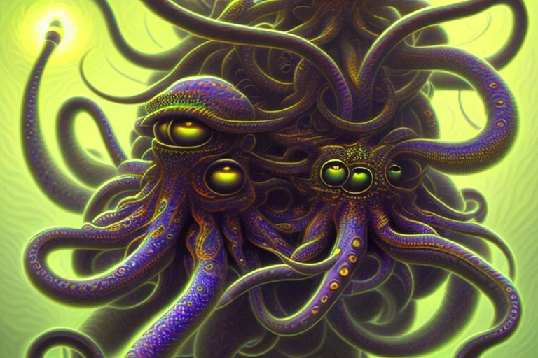 Psychedelic Demons Tentacles