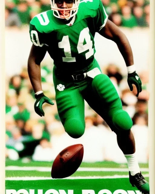 Boston Shamrocks American Football team, Magazine Cover, vintage, photo-realistic, hyper-realistic, sports, Football