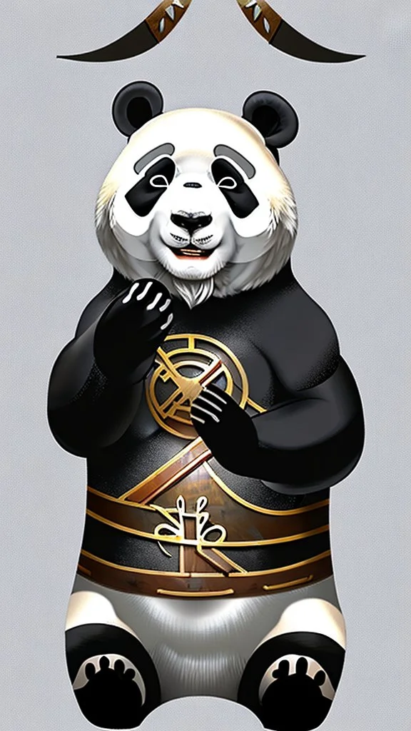 Un panda viking