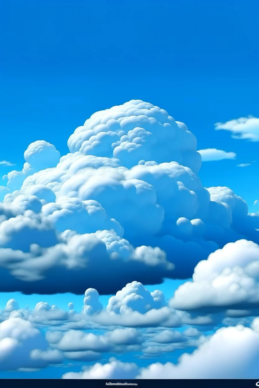 generate an image of clouds on the sky