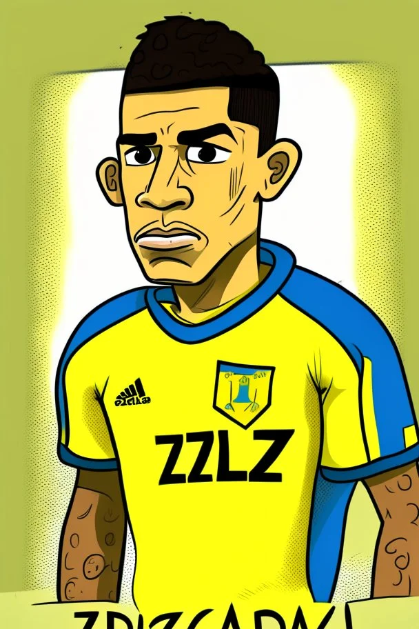 Luis Diaz Colombian soccer player ,cartoon 2d