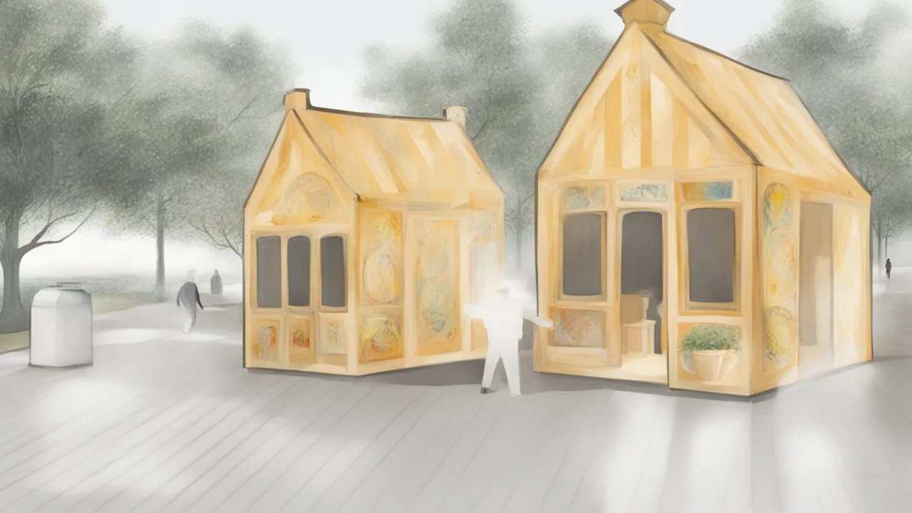 парк и ларьки