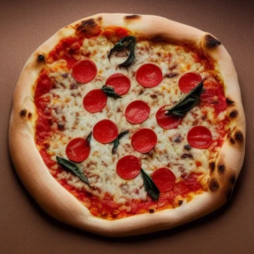 Realistic italian Pizza