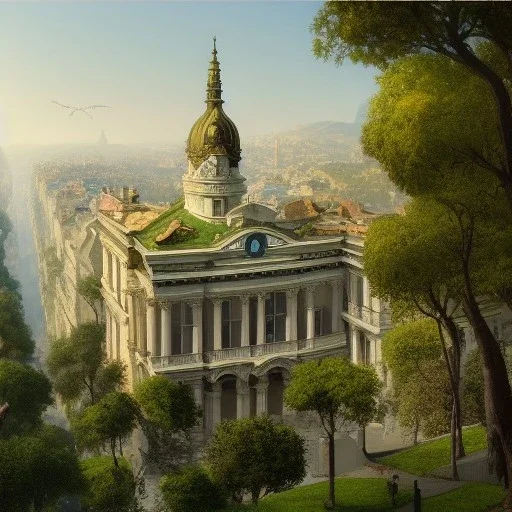 Belvedere, Cliff, hill,Beaux Arts architecture,+palladio+liveable street+detailed facades+green city,uphill road,trees on walkway,elegant avenue, biopunk+Bueno Aires,vienna, alphonse mucha, greg rutkowski,matte painting, cryengine, hyper detailed, felix kelly, fantasy art, seb mckinnon"