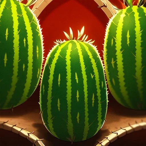 real life like traditional cactus in the desert in arizona, grand canyon, anime girl detail, detail of the thorns