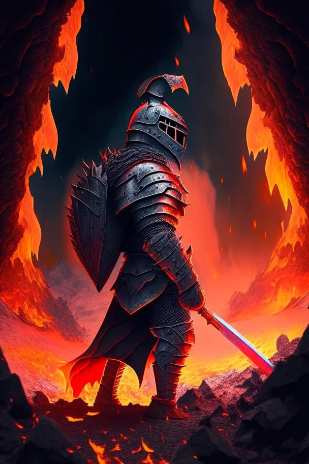 knight in lava land