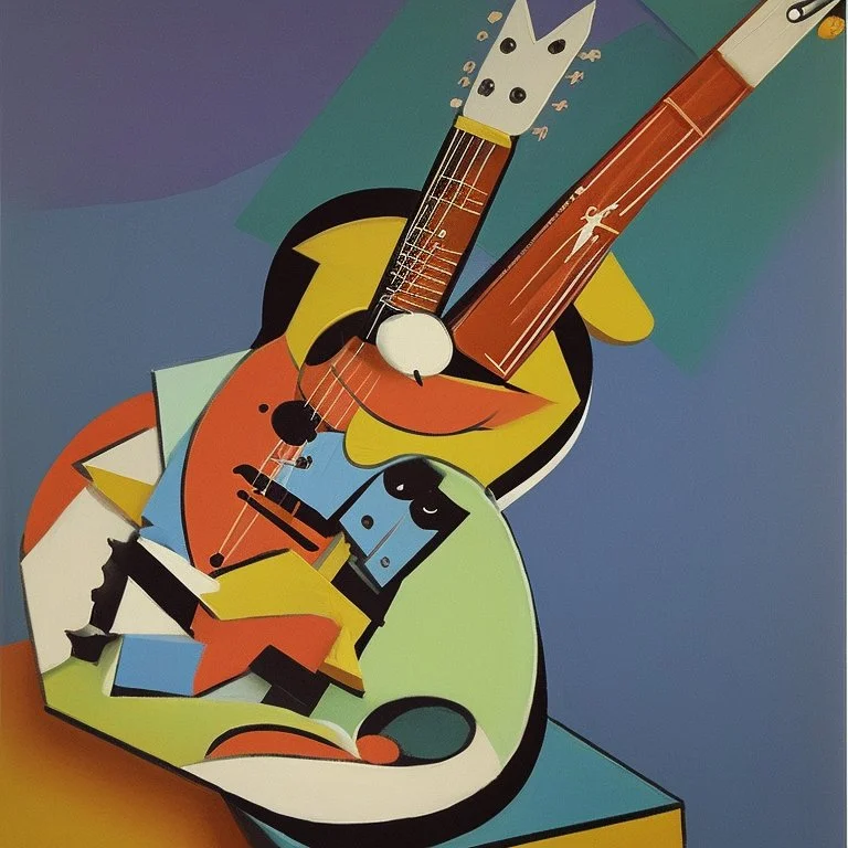 picasso Neoclassicism guitar