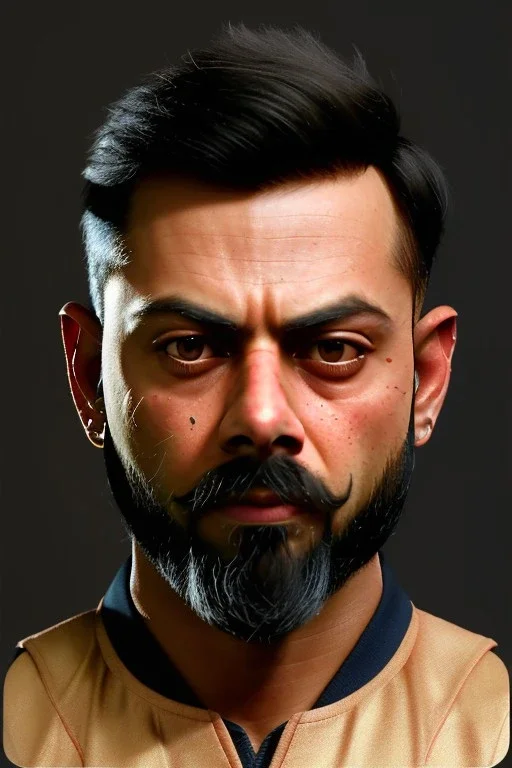 Virat Kohli, highly detailed, cinematic 16k