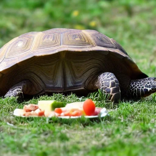 tortoise goes on a picnic