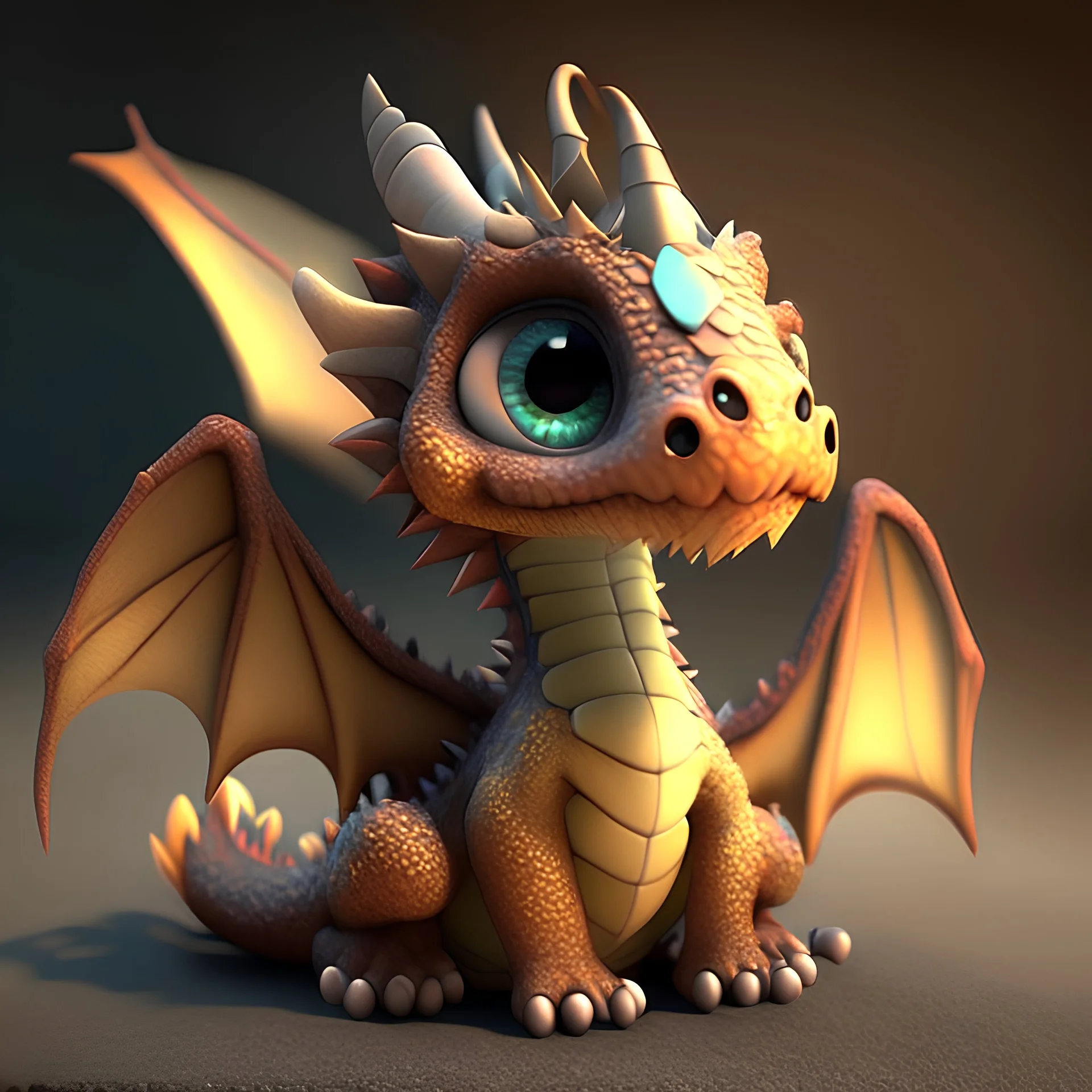 cute dragon 3D