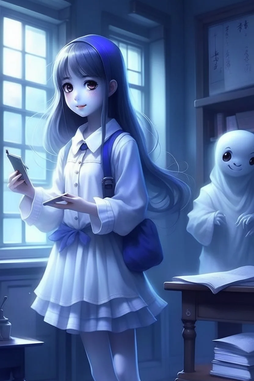 romantic school ghost girl