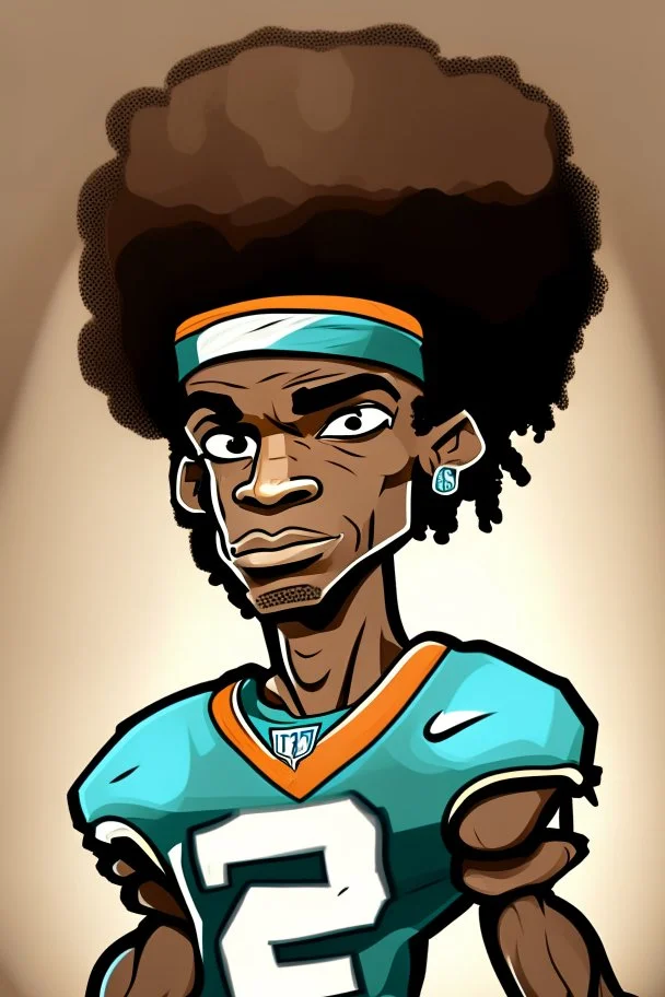 Nicholas Jackson Footballer, cartoon 2d