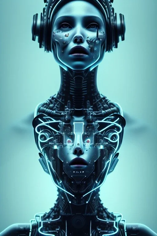 cyberpunk, head, scream women, portrai, open mouth, face cry, perfect skin, tron, cyborg, robot, cyborg, seven , perfekt, real, dream, hr giger