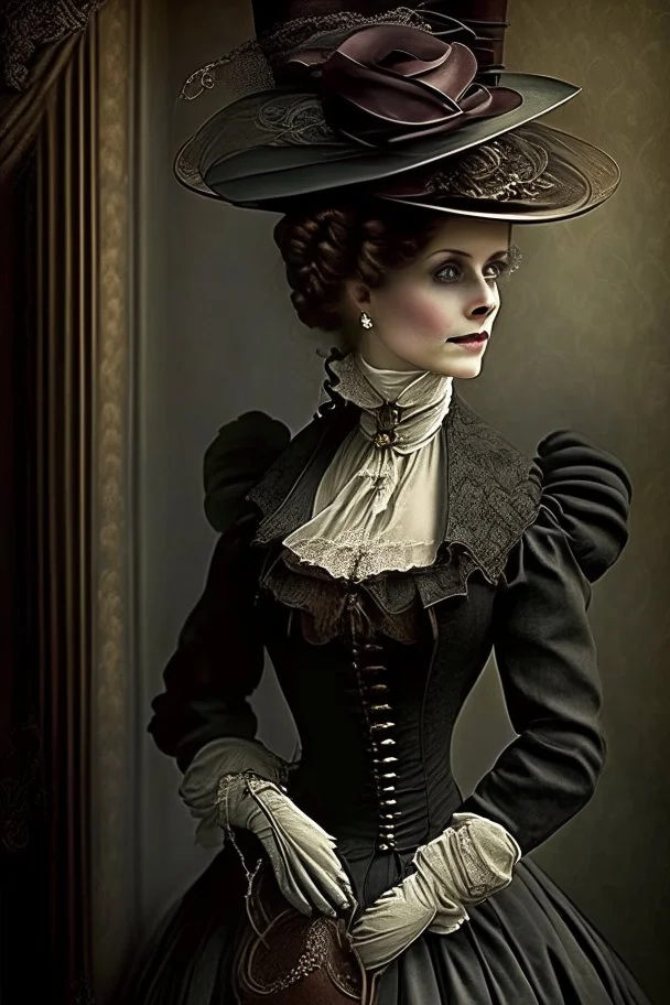 elegant woman victorian times