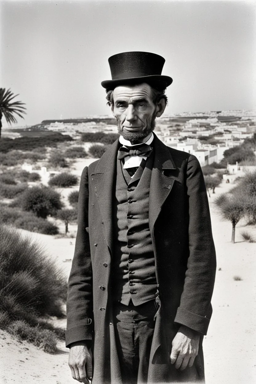 Abraham Lincoln on holiday in the algarve