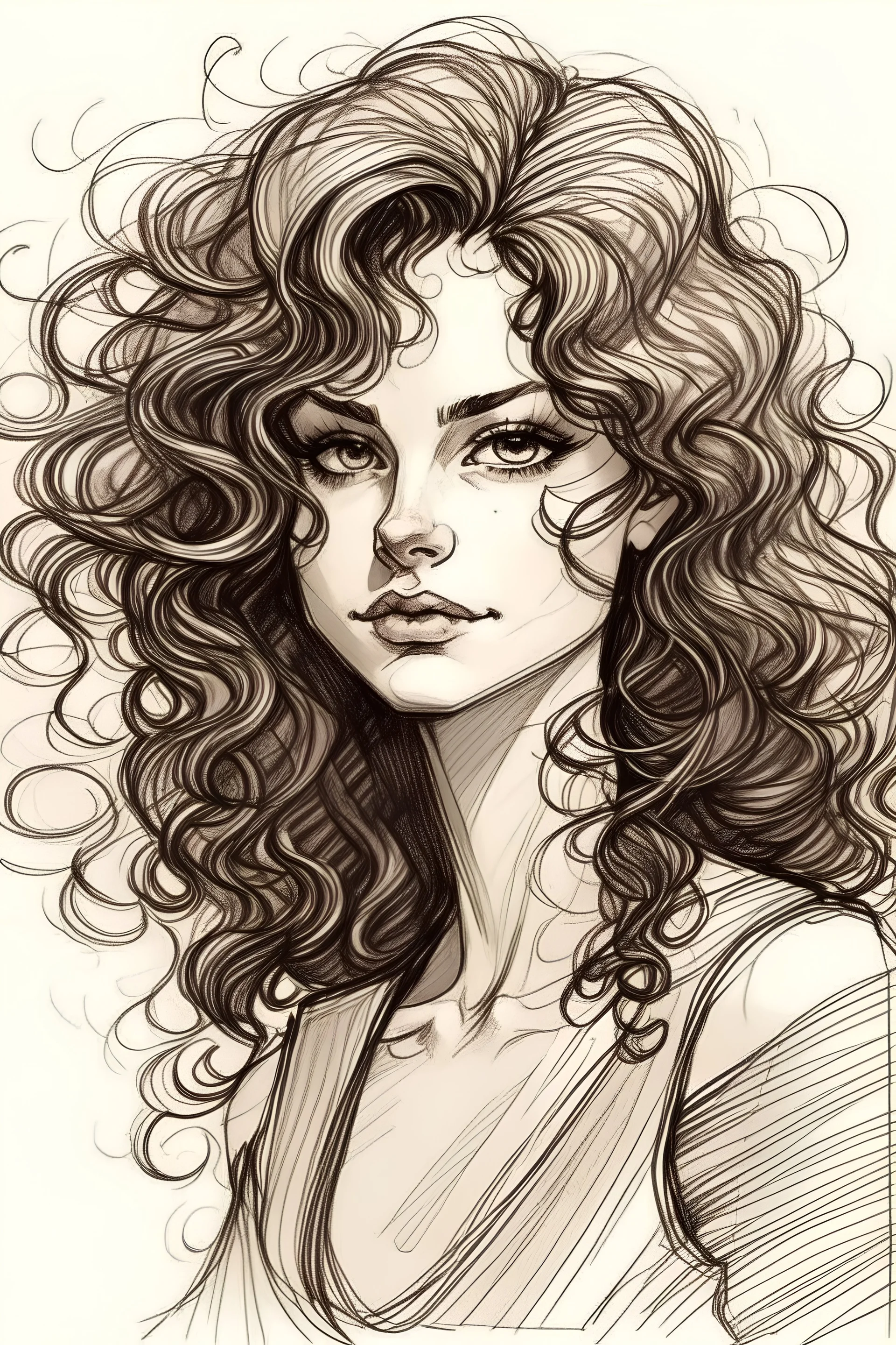 curly hair by diladi | Curly hair drawing, Curly girl hairstyles, Natural  hair art