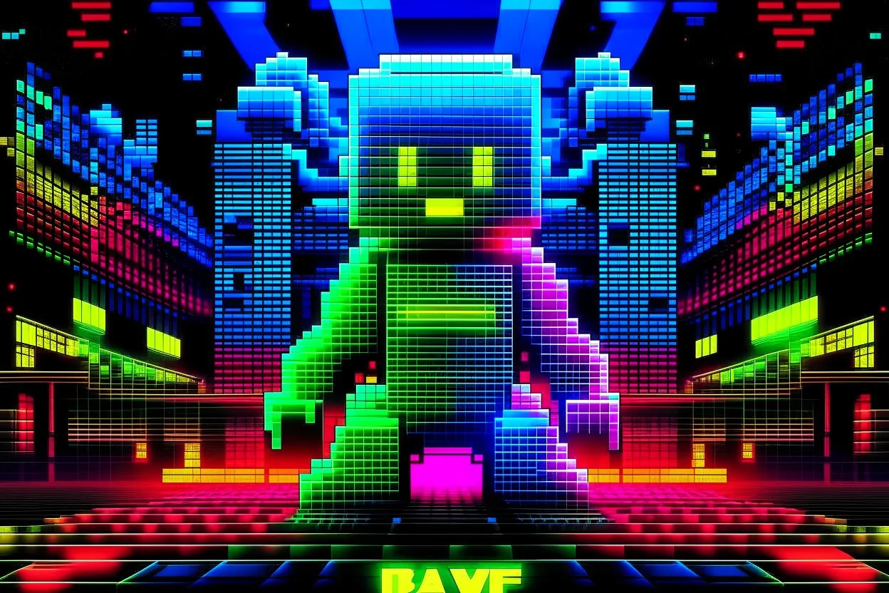 ALBUM COVER - 8BIT RAVE