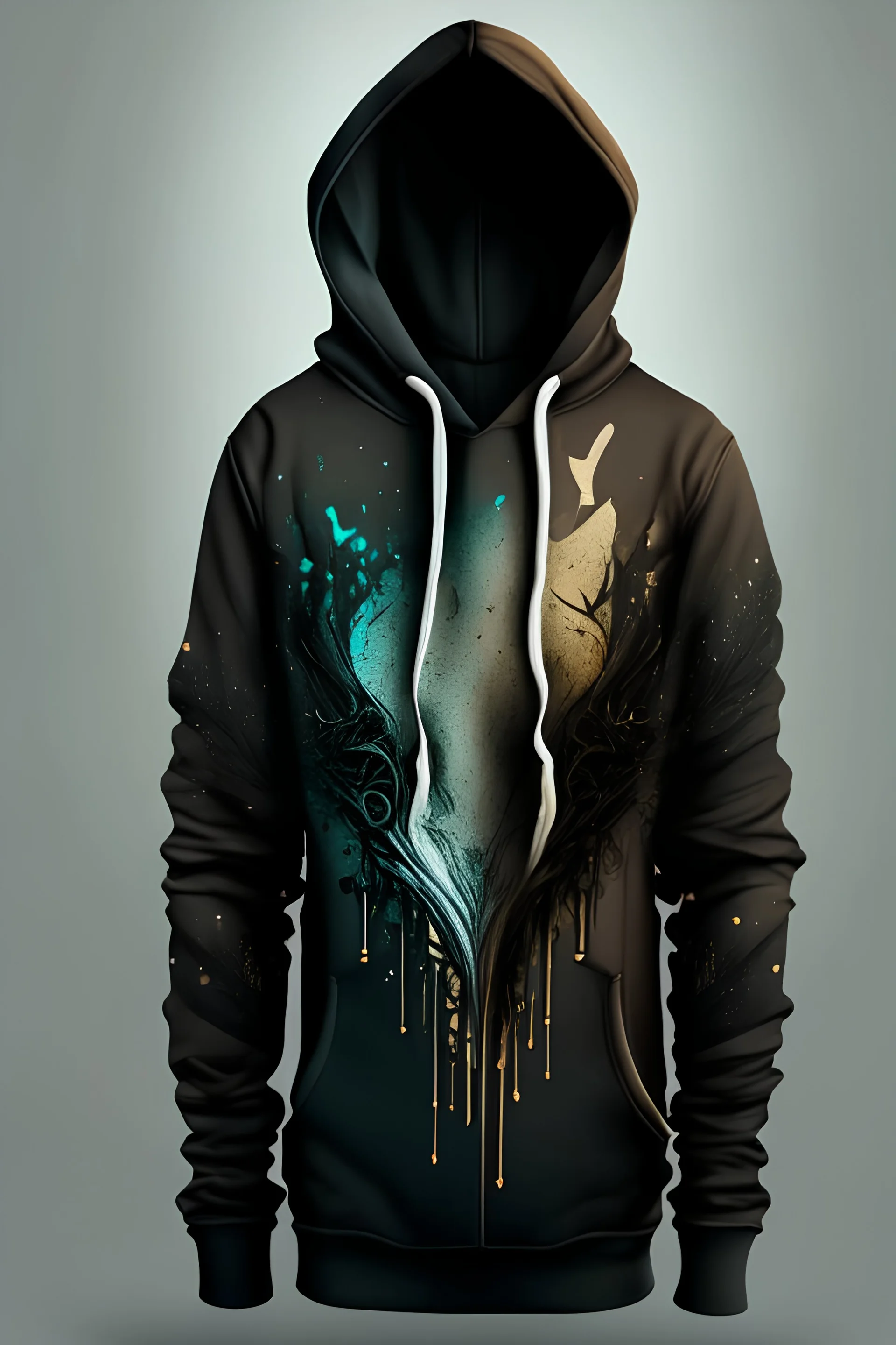 Hoodie with design sample