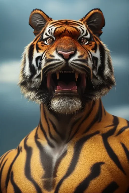 Tiger, really, HD, viscous, muscular Tiger, super heroes Tiger