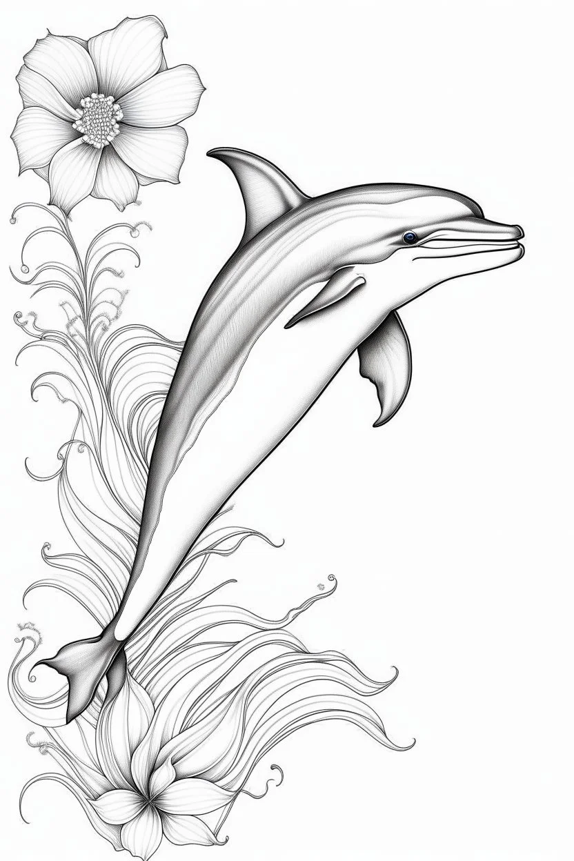Vintage hand drawn dolphin cartoon black and white illustration | free  image by rawpixel.com / No… | Dolphin drawing, Black and white  illustration, Cartoon clip art