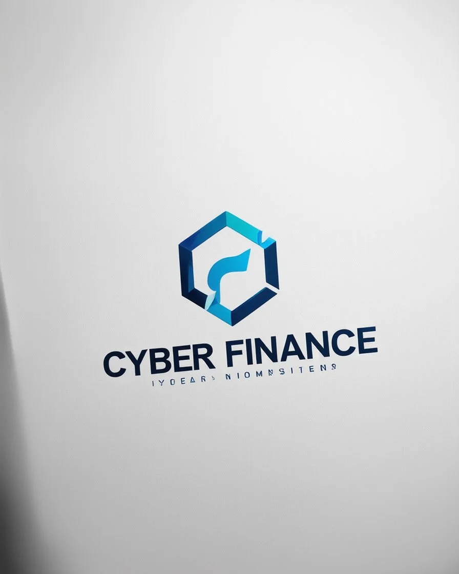 Cyber Finance logo Simple, easy and beautiful logo