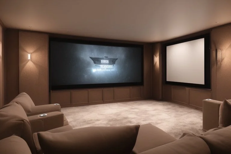 a dedicated home cinema room