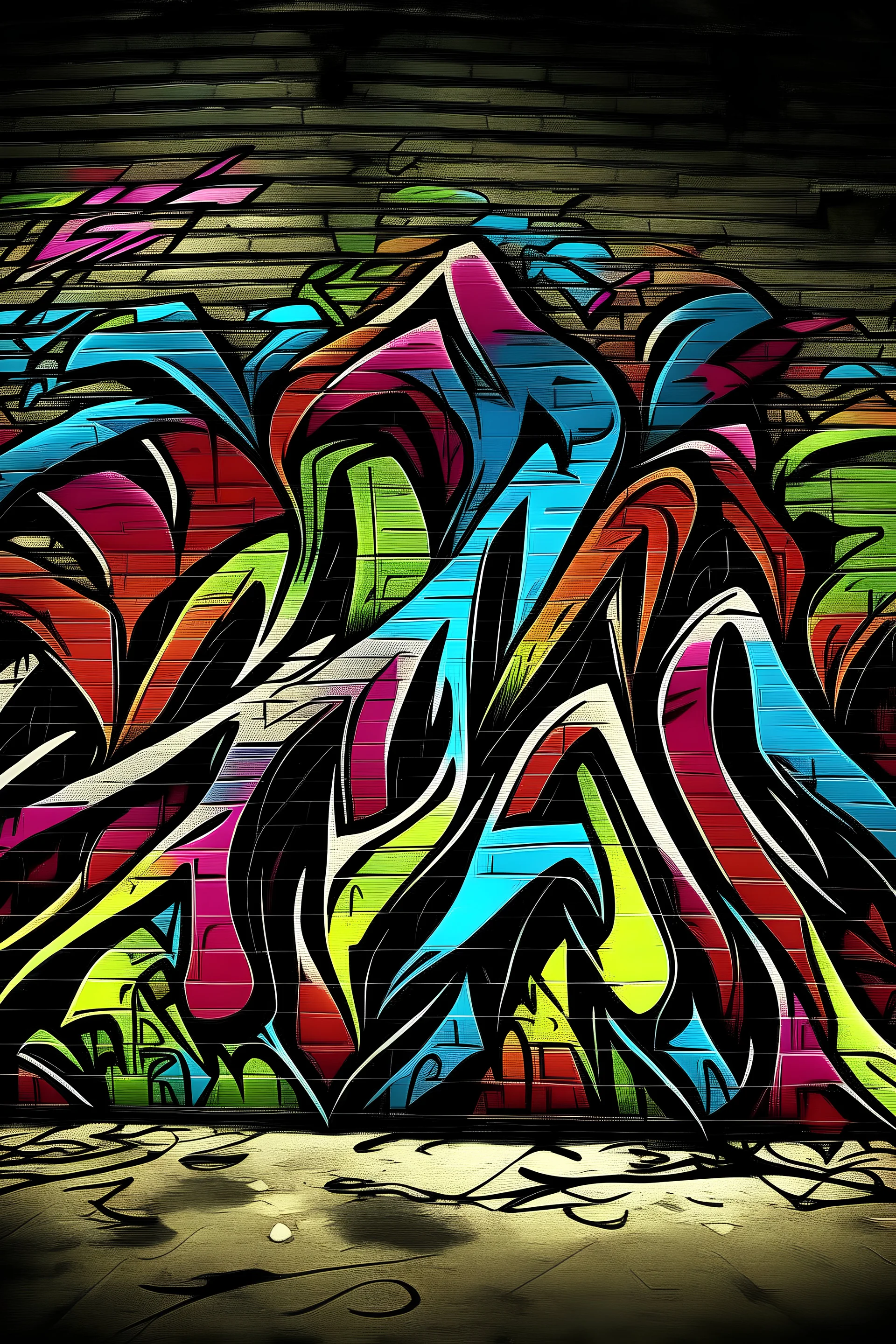 "Maria" graffiti style
