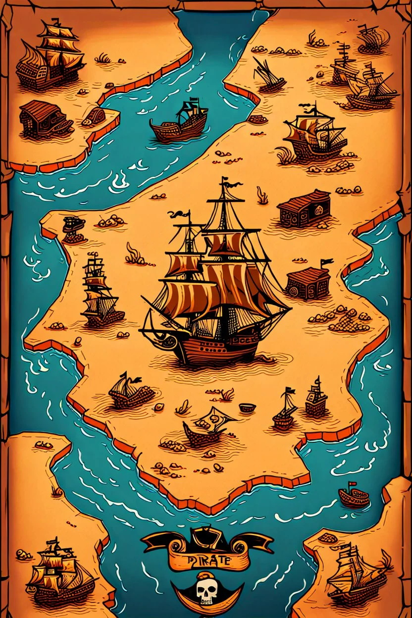 Pirate map