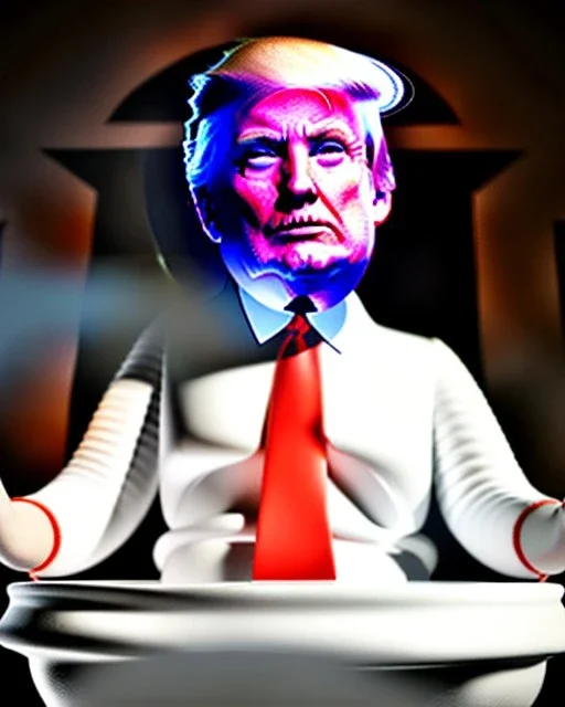 Donald Trump sitting in toilet scene, without pants, realistic image, casual, concept art, smooth, unreal engine 5, god lights, ray tracing, RTX, lumen lighting, ultra detail, volumetric lighting, 3d.