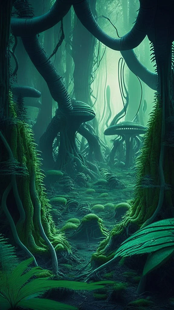 alien woodland terrain